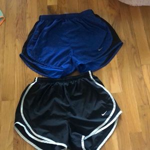 2 pair of NIKE for-fit shorts